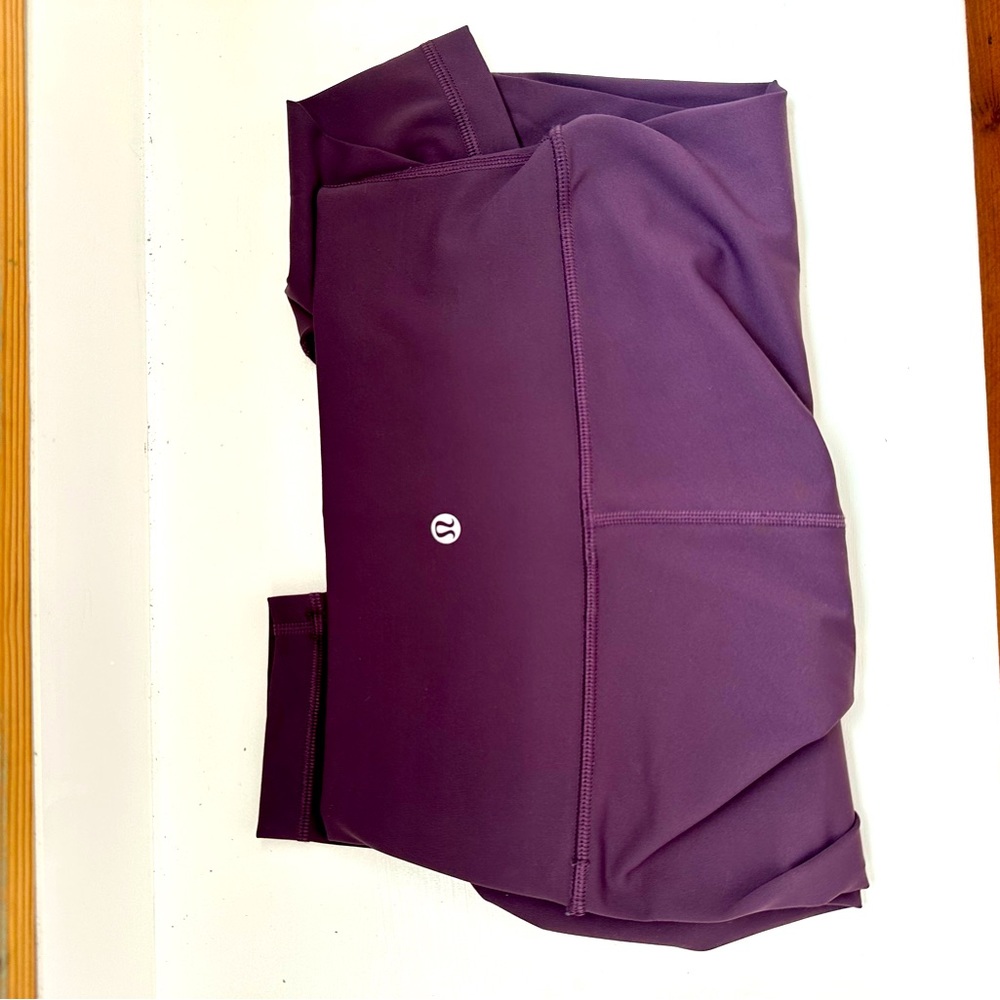 Dark purple lulu align leggings